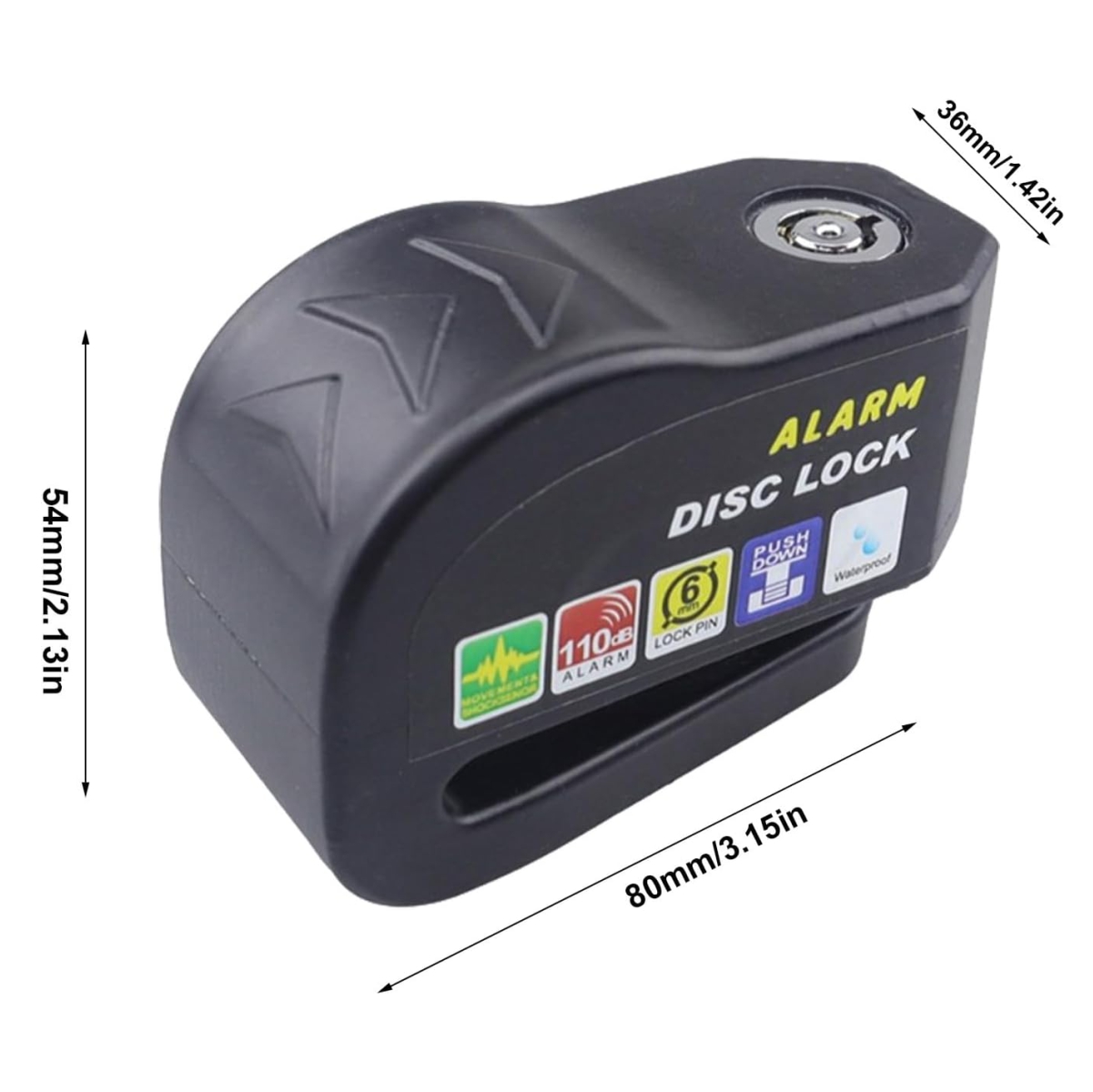 Candado con Alarma para Disco de Freno